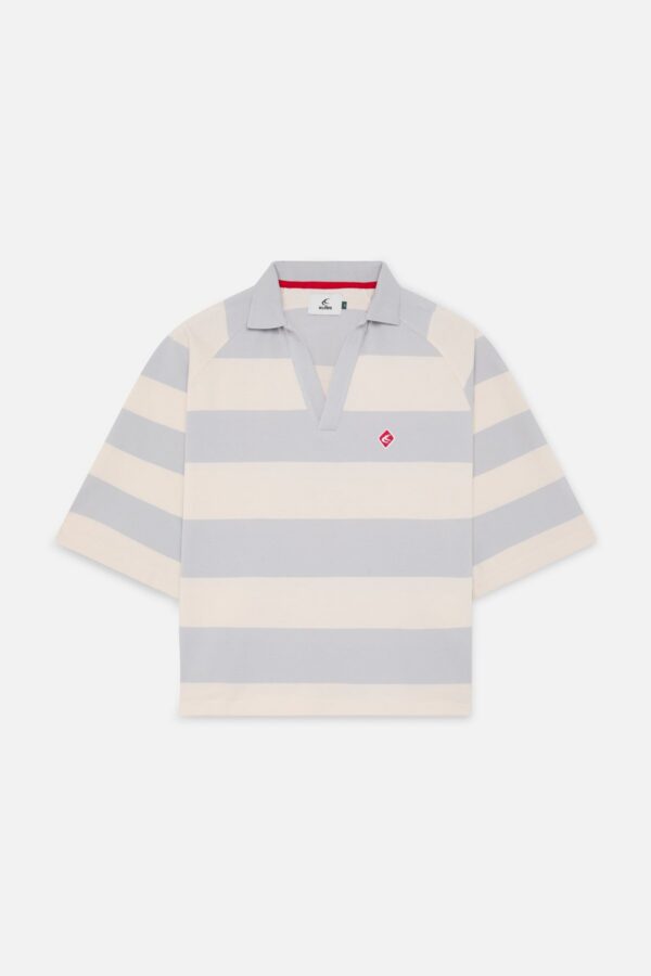 Signature Light Blue Striped Polo