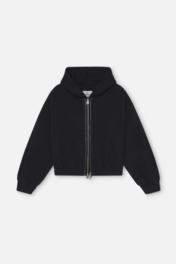 Steel Black Zipper