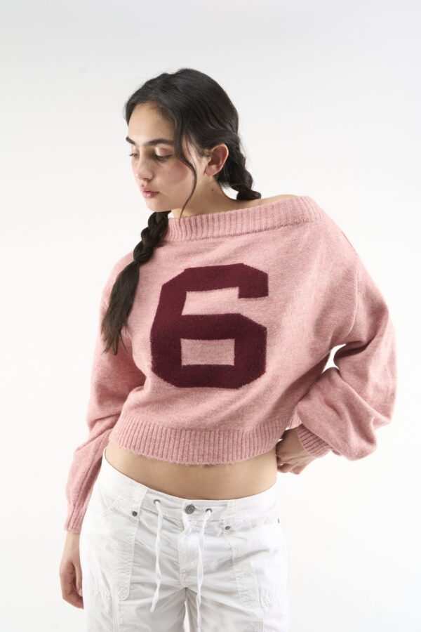Claude Burgundy Knit