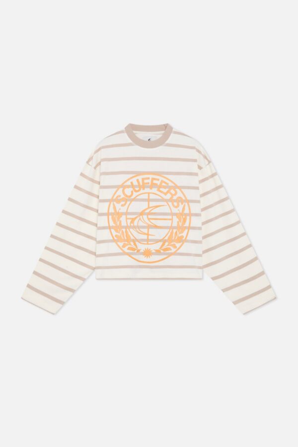 Shield Brown Striped Longsleeve